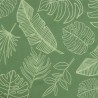 Coussin rond à motif de feuilles Ø 60 x11 cm tissu oxford 555803555803