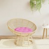 Coussin rond rose Ø 60 x11 cm tissu oxford 555804555804