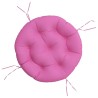 Coussin rond rose Ø 60 x11 cm tissu oxford 555804555804