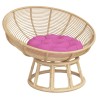 Coussin rond rose Ø 60 x11 cm tissu oxford 555804555804