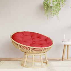 Coussin rond rouge Ø 100 x11 cm tissu oxford 555805555805