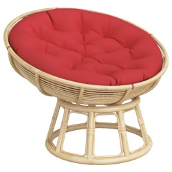 Coussin rond rouge Ø 100 x11 cm tissu oxford 555805555805