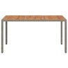 Table de Jardin Gris 150 x 90 x 75 cm polyrotin 555809555809