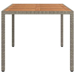 Table de Jardin Gris 150 x 90 x 75 cm polyrotin 555809555809