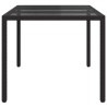 Table de Jardin Noir 150 x 90 x 75 cm polyrotin 555810555810