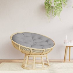 Coussin rond gris Ø 100 x11 cm tissu oxford 555813555813