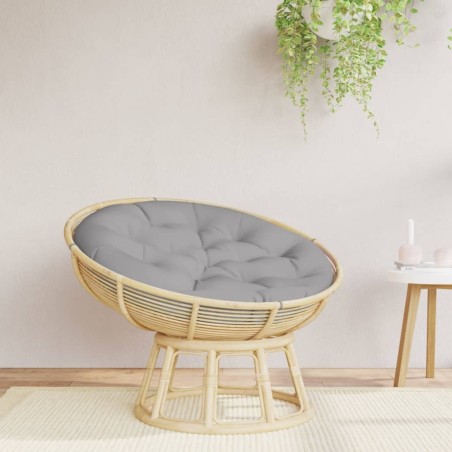Coussin rond gris Ø 100 x11 cm tissu oxford 555813555813