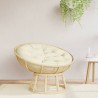 Coussin rond crème Ø 100 x11 cm tissu oxford 555814555814