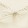 Coussin rond crème Ø 100 x11 cm tissu oxford 555814555814