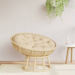 Coussin rond beige Ø 100 x11 cm tissu oxford 555815555815