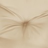 Coussin rond beige Ø 100 x11 cm tissu oxford 555815555815