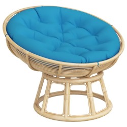 Coussin rond bleu clair Ø 100 x11 cm tissu oxford 555816555816