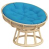 Coussin rond bleu clair Ø 100 x11 cm tissu oxford 555816555816