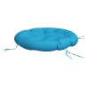Coussin rond bleu clair Ø 100 x11 cm tissu oxford 555816555816