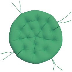 Coussin rond vert Ø 100 x11 cm tissu oxford 555817555817