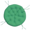 Coussin rond vert Ø 100 x11 cm tissu oxford 555817555817