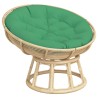 Coussin rond vert Ø 100 x11 cm tissu oxford 555817555817