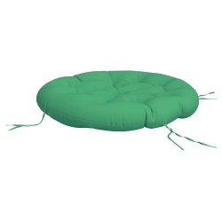 Coussin rond vert Ø 100 x11 cm tissu oxford 555817555817