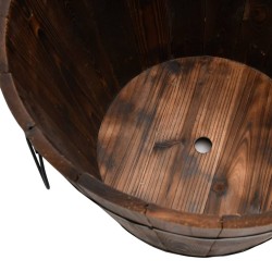 Ensemble de jardinière godet 3 pcs bois massif de sapin 555820555820