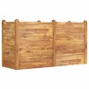 Lit surélevé de jardin 160x60x84 cm bois massif d'acacia 555824555824