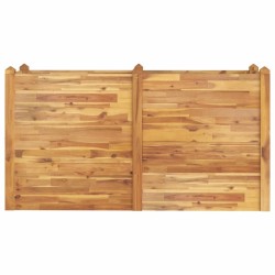 Lit surélevé de jardin 160x60x84 cm bois massif d'acacia 555824555824