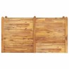Lit surélevé de jardin 160x60x84 cm bois massif d'acacia 555824555824