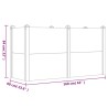 Lit surélevé de jardin 160x60x84 cm bois massif d'acacia 555824555824