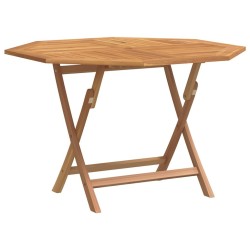 Table pliable de jardin 110x110x75 cm bois massif de teck 555834555834