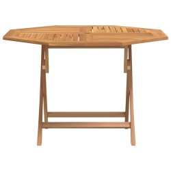 Table pliable de jardin 110x110x75 cm bois massif de teck 555834555834