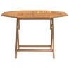 Table pliable de jardin 110x110x75 cm bois massif de teck 555834555834