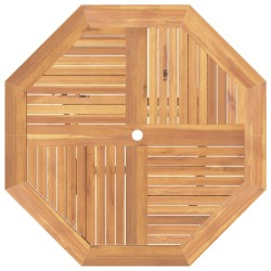 Table pliable de jardin 110x110x75 cm bois massif de teck 555834555834