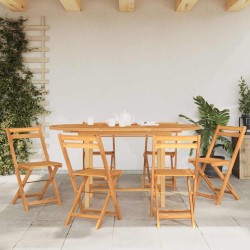 Table extensible de jardin 110-160x80x75 cm bois de teck solide 555850555850