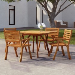 Table de jardin 110x110x75 cm Bois d'acacia solide 555856555856