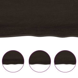 Dessus de table bois massif traité bordure assortie 555869555869