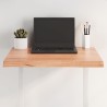 Dessus de table bois massif traité bordure assortie                                                                          555
