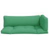 Coussins de palette lot de 3 vert tissu 555877555877