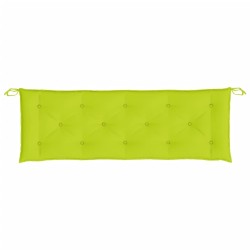Coussin de banc de jardin vert brillant 150x50x7cm tissu oxford 555884555884