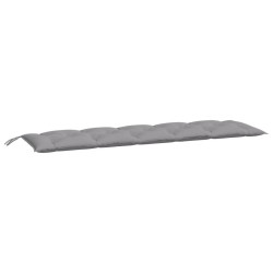 Coussin de banc de jardin gris 180x50x7 cm tissu oxford 555886555886
