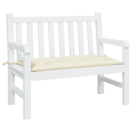 Coussin de banc de jardin crème 100x50x7 cm tissu oxford 555887555887