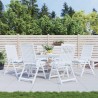 Coussins de chaise lot de 6 à motif de feuilles 40x40x7cm tissu 555889555889