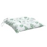 Coussins de chaise lot de 6 à motif de feuilles 40x40x7cm tissu 555889555889