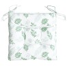 Coussins de chaise lot de 6 à motif de feuilles 40x40x7cm tissu 555889555889