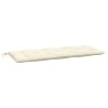 Coussin de banc de jardin crème 120x50x7 cm tissu oxford 555890555890