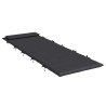 Coussin de chaise longue noir 180x60x4 cm tissu oxford 555892555892