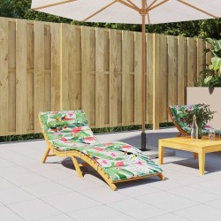 Coussin de chaise longue multicolore 180x60x4 cm tissu oxford 555894555894