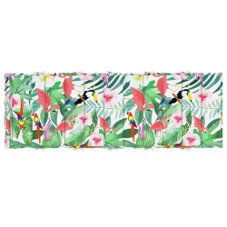 Coussin de chaise longue multicolore 180x60x4 cm tissu oxford 555894555894