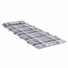 Coussin de transat ensoleillé Gris 178 x 60 x 4 cm Tissu Oxford 555895555895