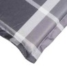 Coussin de transat ensoleillé Gris 178 x 60 x 4 cm Tissu Oxford 555895555895