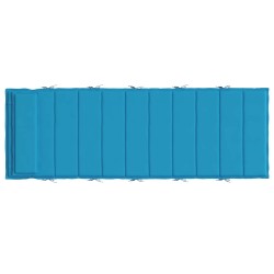 Coussin de transat ensoleillé Bleu clair 178 x 60 x 4 cm 555896555896