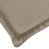 Coussin de chaise longue taupe 180x60x4 cm tissu oxford 555897555897